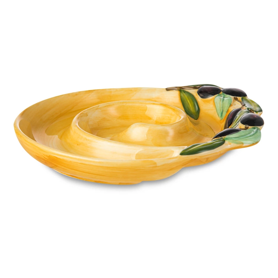 Блюдо для оливок Edelweiss Оливки 17 см, керамика