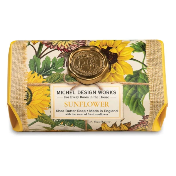 Мыло в бумажной обертке Michel Design Works Подсолнух 246 г, 11х7х5 см