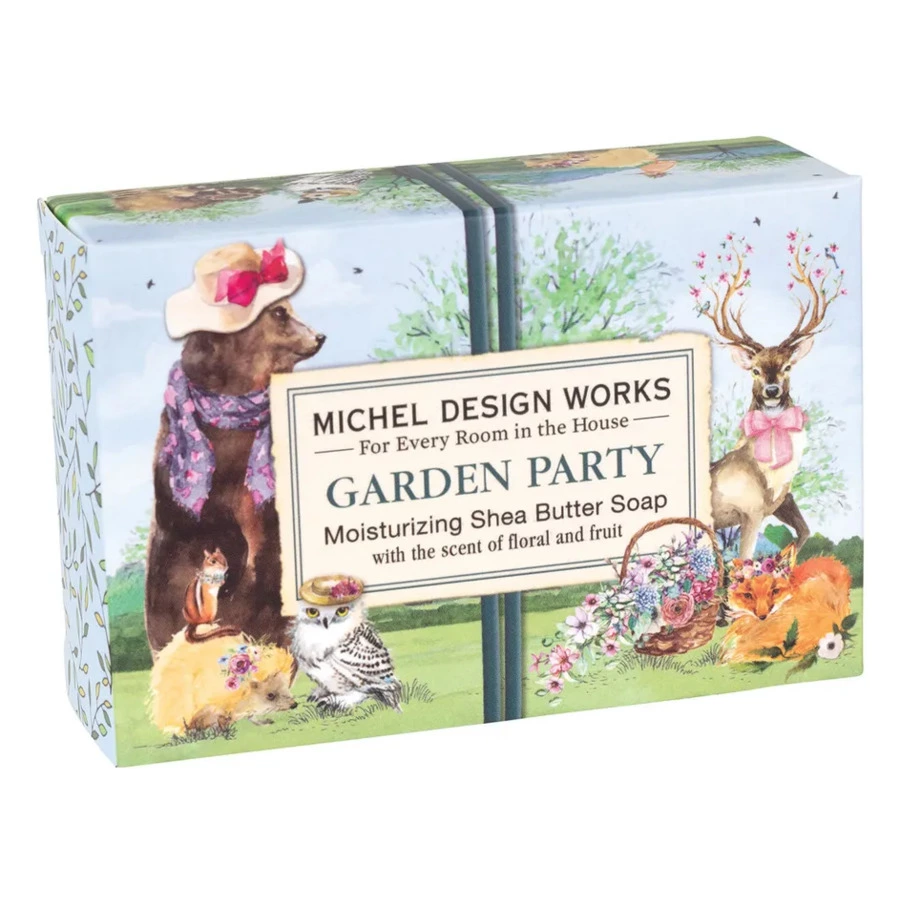Мыло Michel Design Works Вечеринка в саду 127 г,  9,5x6,5x3,5 см, п/к