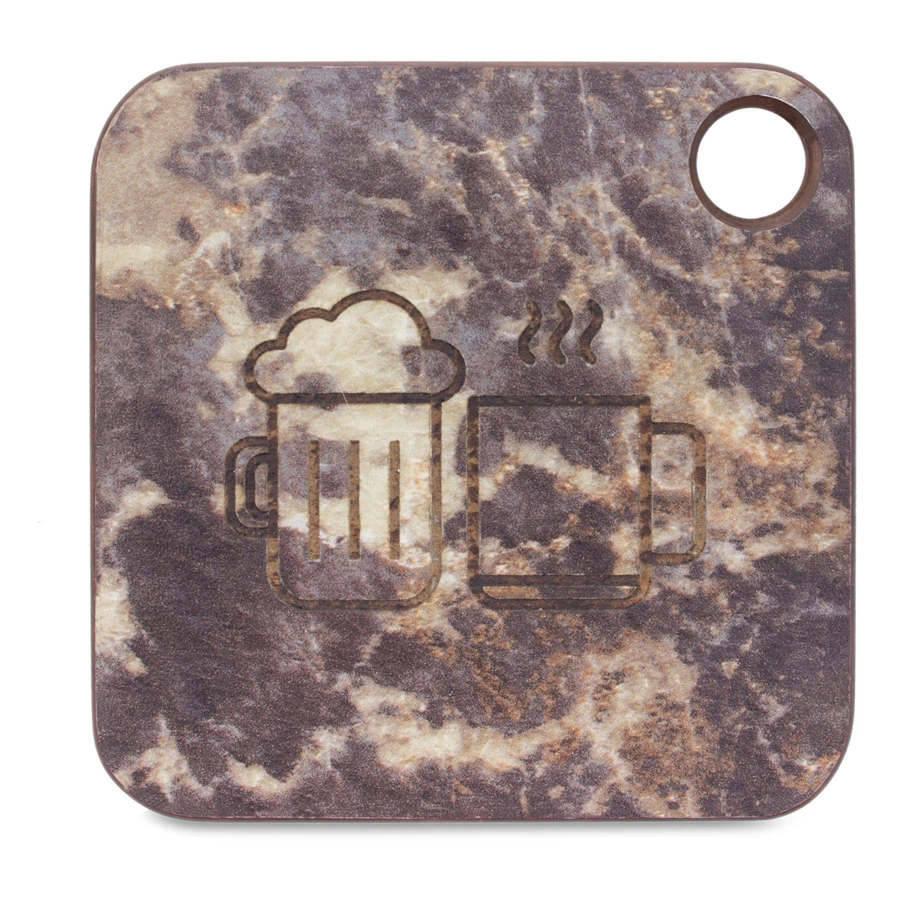 Подставка под чашку ComposeEat Fashion 10х10 см, композит, мрамор имперадор