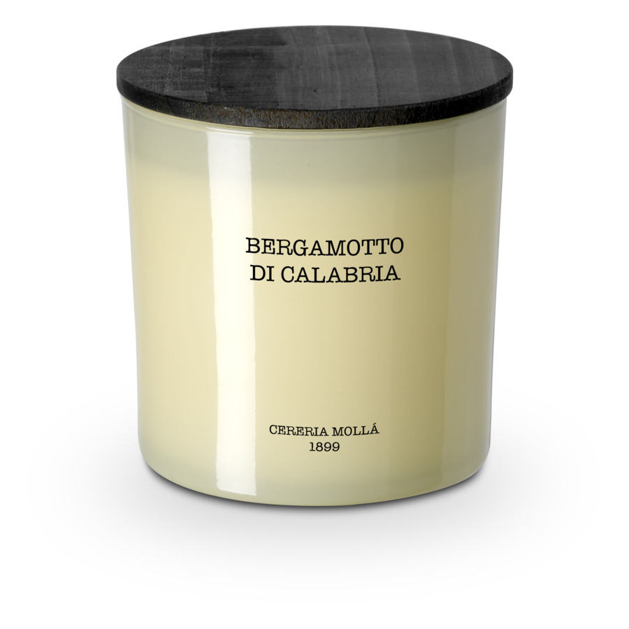 Свеча ароматическая Cereria Molla Итальянский бергамот 600 г, 12х12х12 см