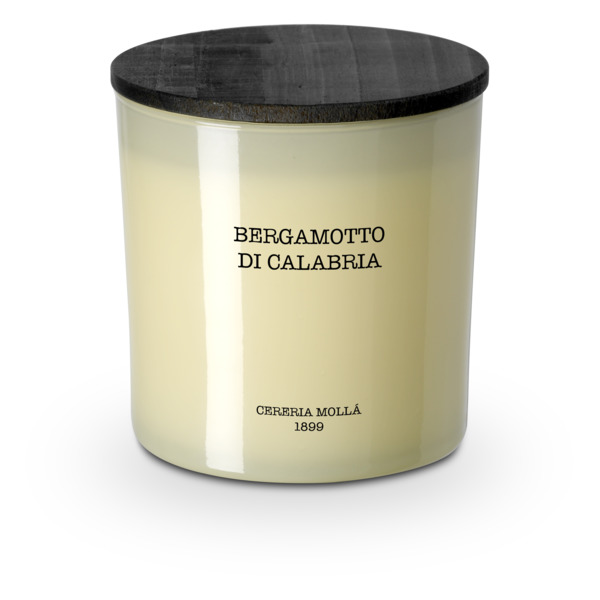 Свеча ароматическая Cereria Molla Итальянский бергамот 600 г, 12х12х12 см