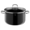 Набор кастрюль с крышками Silit Elegance 3 шт, сталь нержавеющая, черный