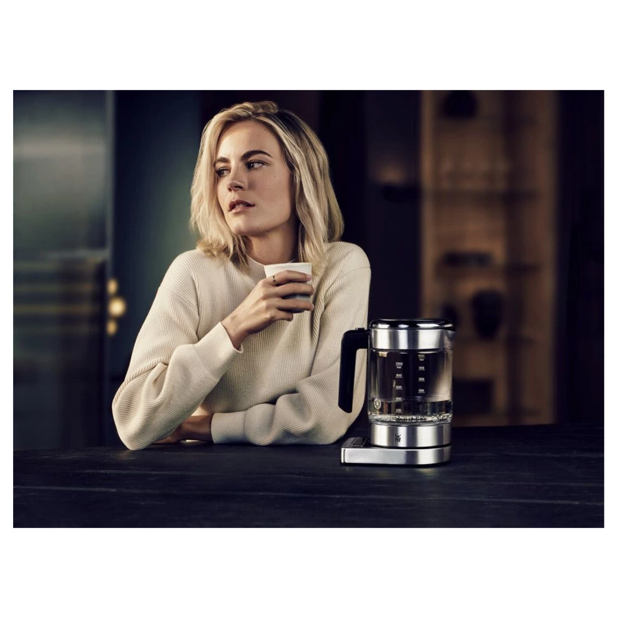 Чайник электрический WMF Vario 1 л, сталь нержавеющая, серебристый