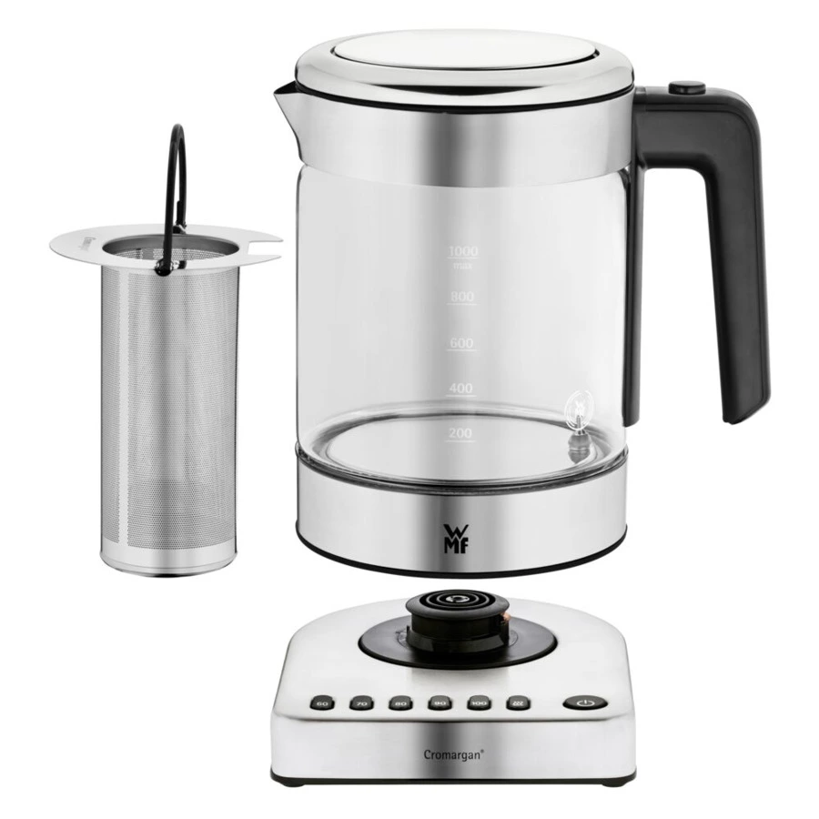 Чайник электрический WMF Vario 1 л, сталь нержавеющая, серебристый