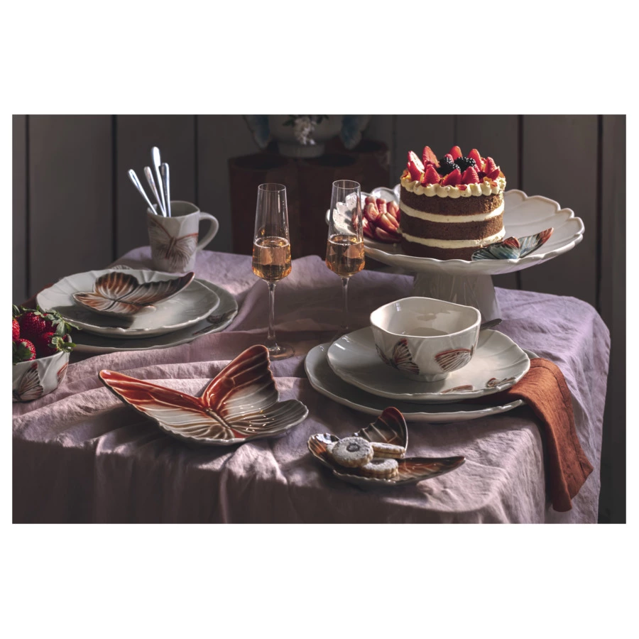 Кружка Bordallo Pinheiro Облачные бабочки 300 мл, керамика