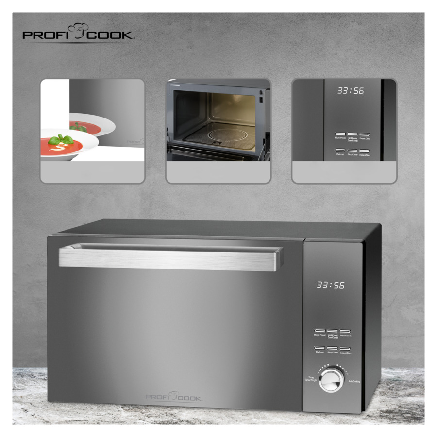 Микроволновая печь Profi Cook PC-MWG 1204 schwarz