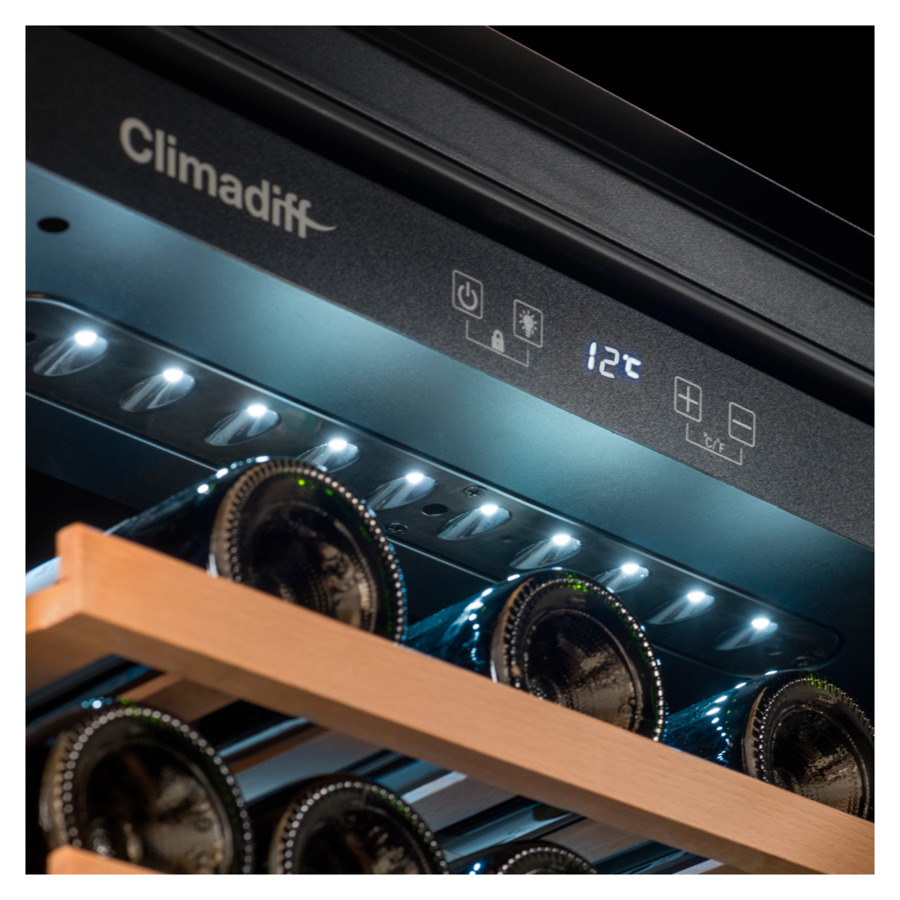 Холодильник винный Climadiff CBI28S1B, черный