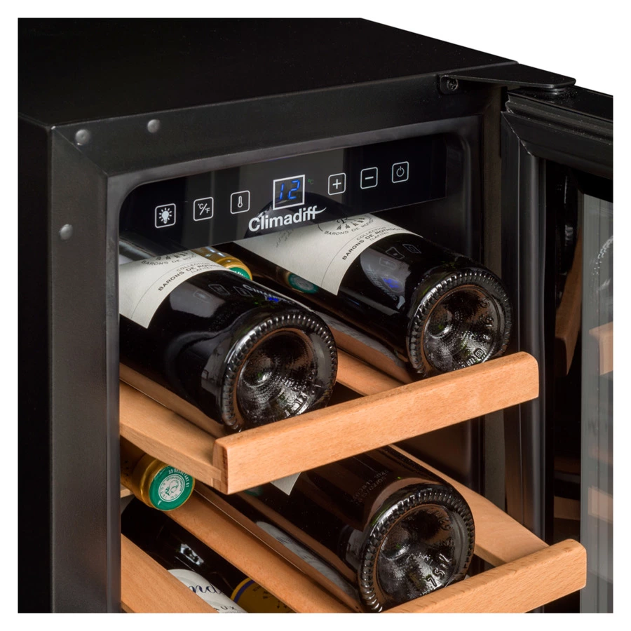 Холодильник винный Climadiff CBU18S2B, черный