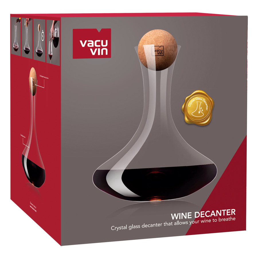 Декантер для вина Vacu Vin 28,5 см, хрусталь