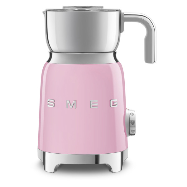 Вспениватель молока SMEG MFF11PKEU 25,1х18,4х14,2 см, сталь нержавеющая, розовый
