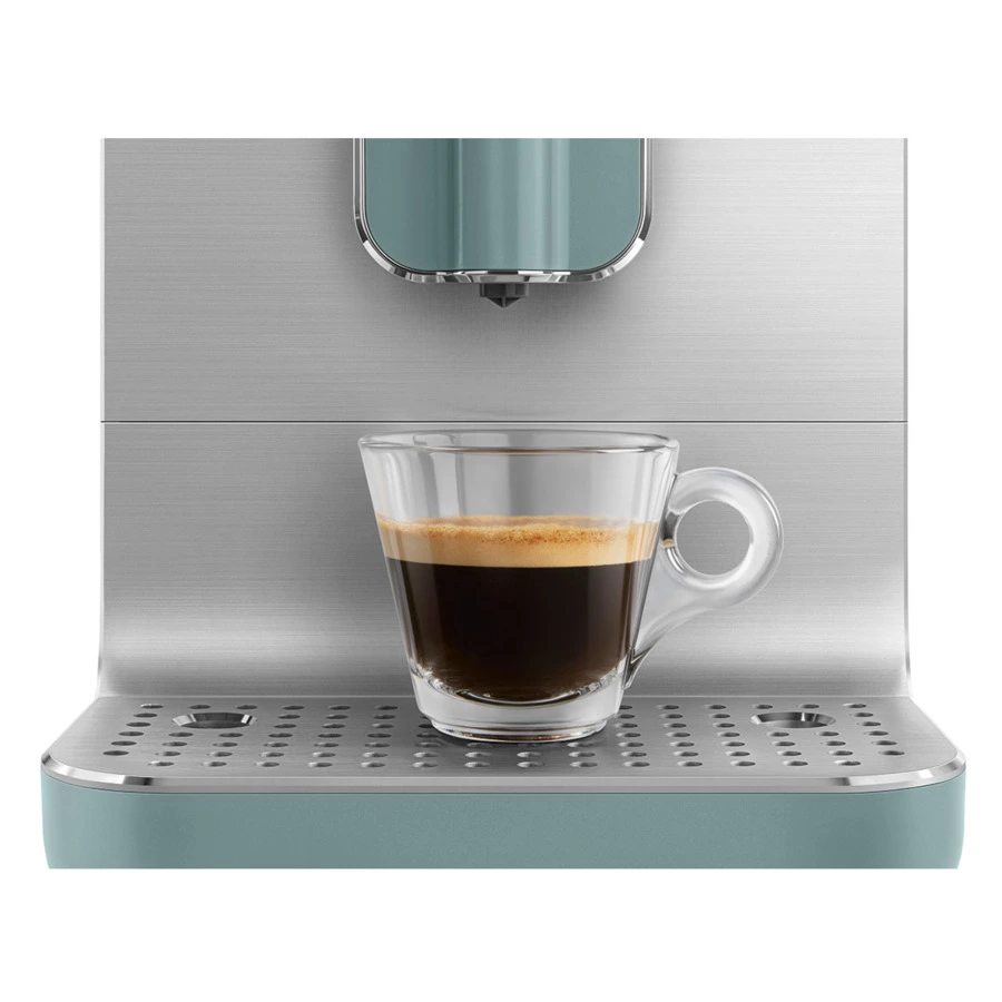Кофемашина автоматическая SMEG BCC01EGMEU Collezione, 7 программ кофе, изумрудно-зеленая