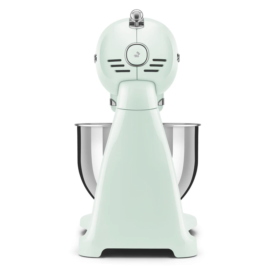Миксер планетарный SMEG SMF03PGEU, 800 Вт, чаша стальная 4,8л, 3 насадки, алюминий литой, зеленый