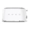 Тостер на 4 ломтика SMEG TSF02WHEU, 1500 Вт, белый