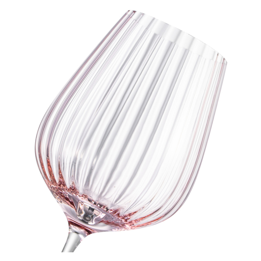Набор бокалов для красного вина Nude Glass Round UP Dusty Rose 500 мл, 2 шт, хрусталь, розовый