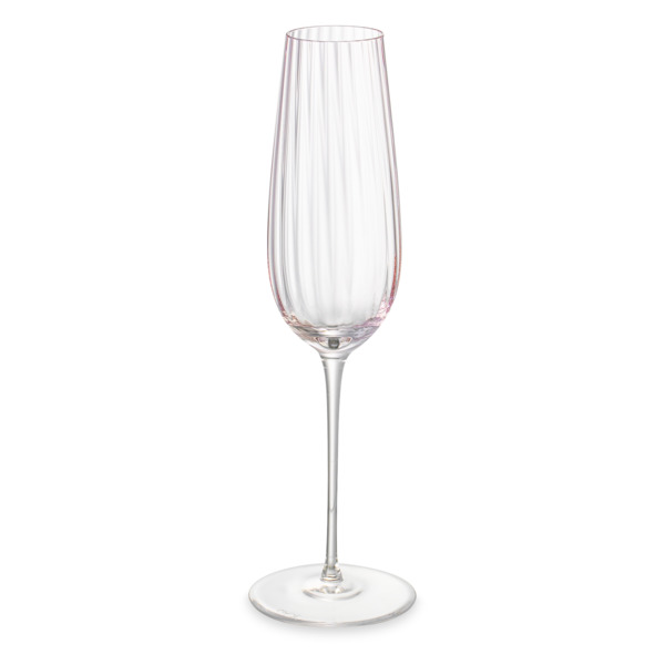 Бокал для шампанского Nude Glass Round UP Dusty Rose 200 мл, хрусталь, розовый