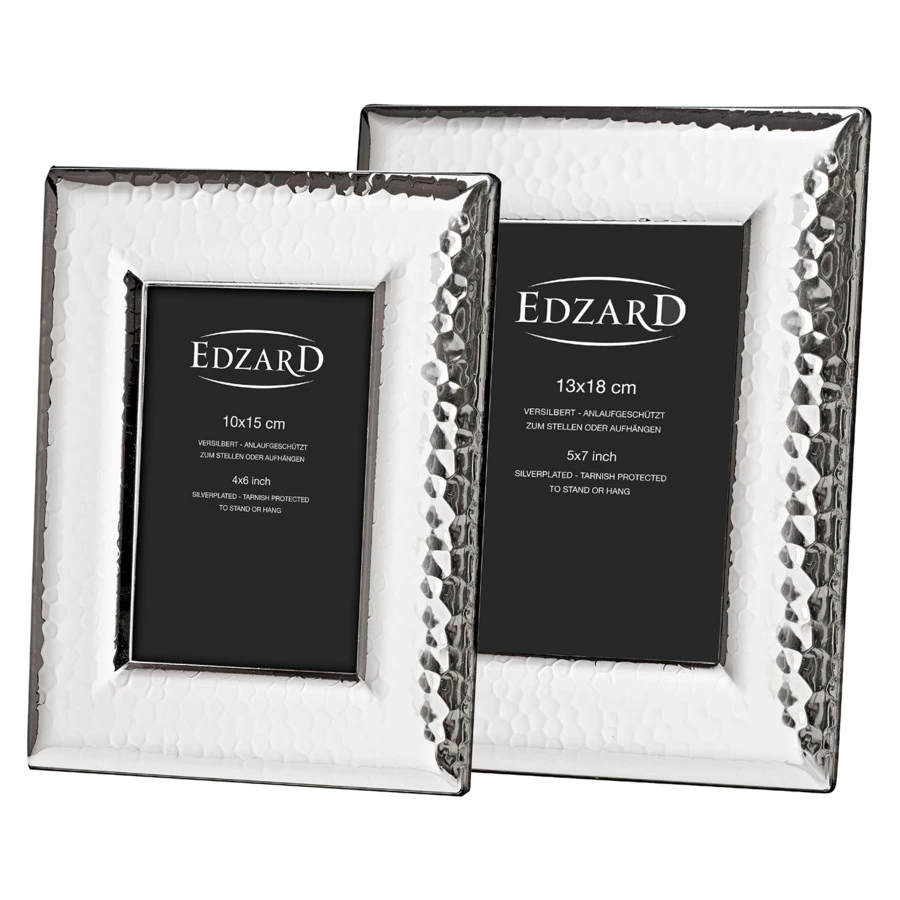 Рамка для фото Edzard Позитано 13х18 см, посеребрение
