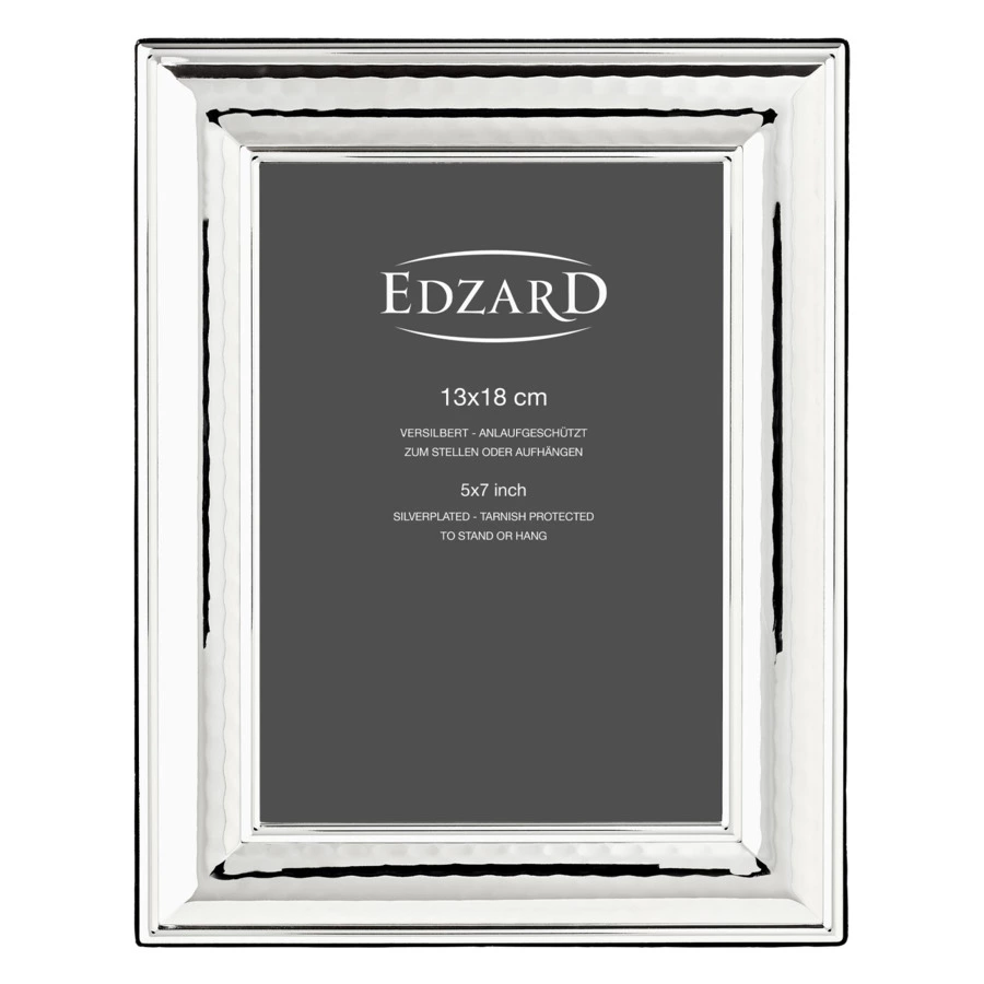 Рамка для фото Edzard Урбино 13х18 см, посеребрение
