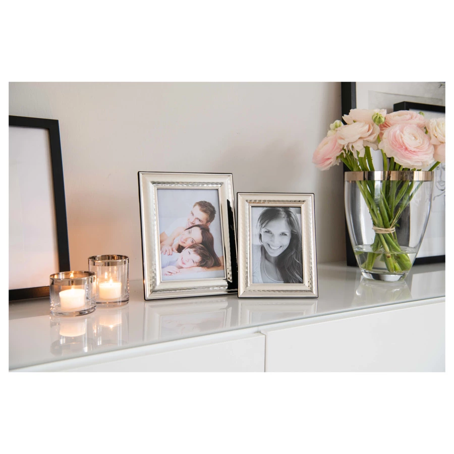 Рамка для фото Edzard Урбино 13х18 см, посеребрение