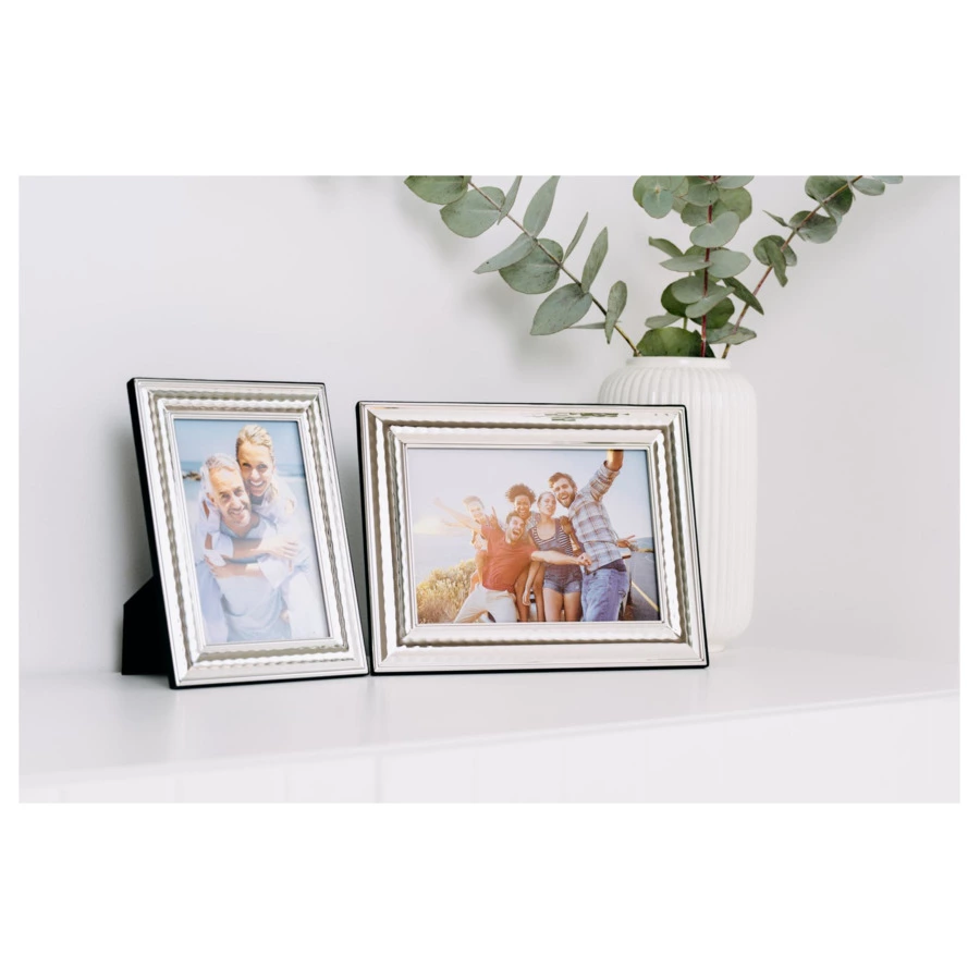 Рамка для фото Edzard Урбино 15х20 см, посеребрение