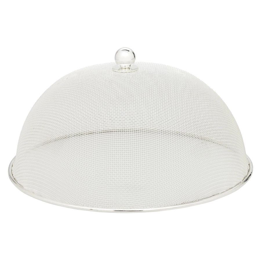 Клош для тарелок Edzard сетчатый d30хh16см, посеребрение