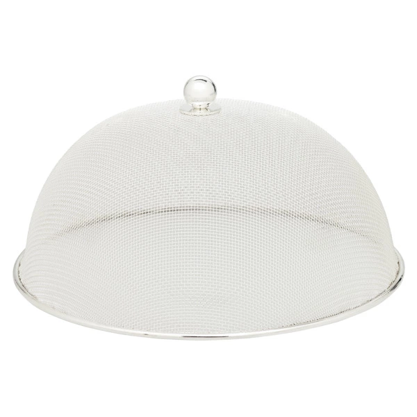 Клош для тарелок Edzard сетчатый d30хh16см, посеребрение