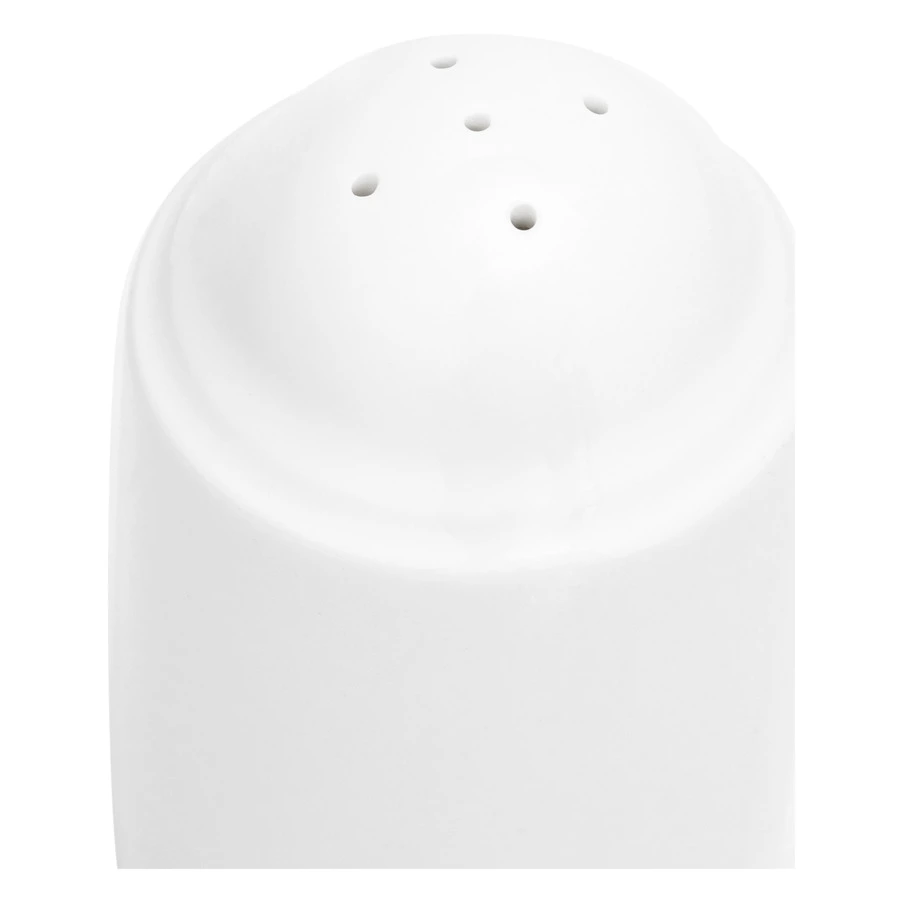 Набор солонки с перечницей Narumi Белый декор 9 см, фарфор костяной