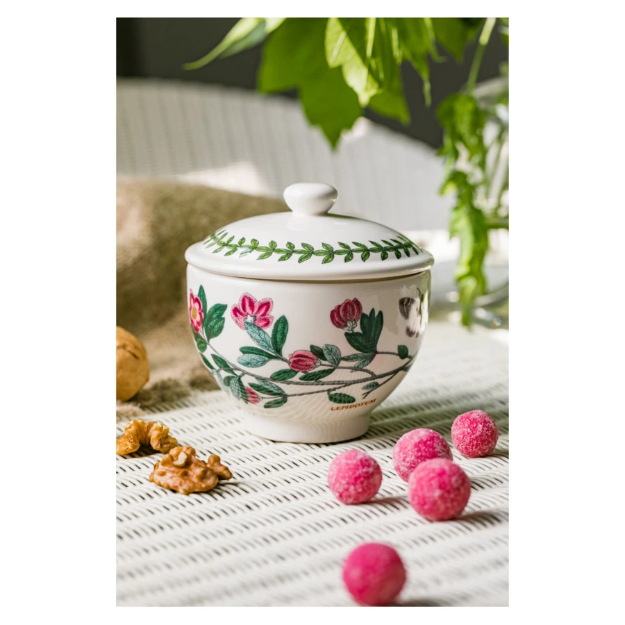 Сахарница с крышкой Portmeirion Ботанический сад Рододендрон 250 мл