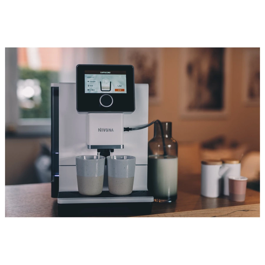 Кофемашина Nivona CafeRomatica NICR 965 48х39х59 см, серебристая, черная, п/к