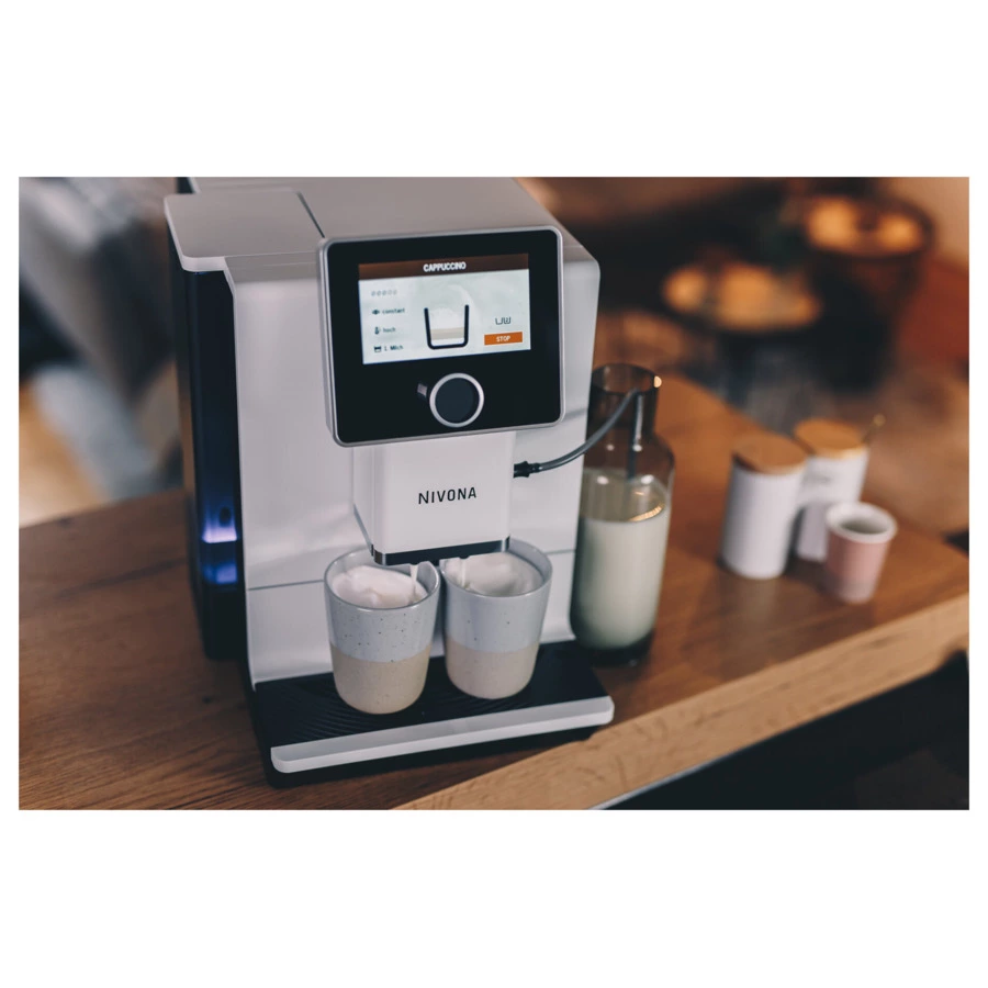 Кофемашина Nivona CafeRomatica NICR 965 48х39х59 см, серебристая, черная, п/к