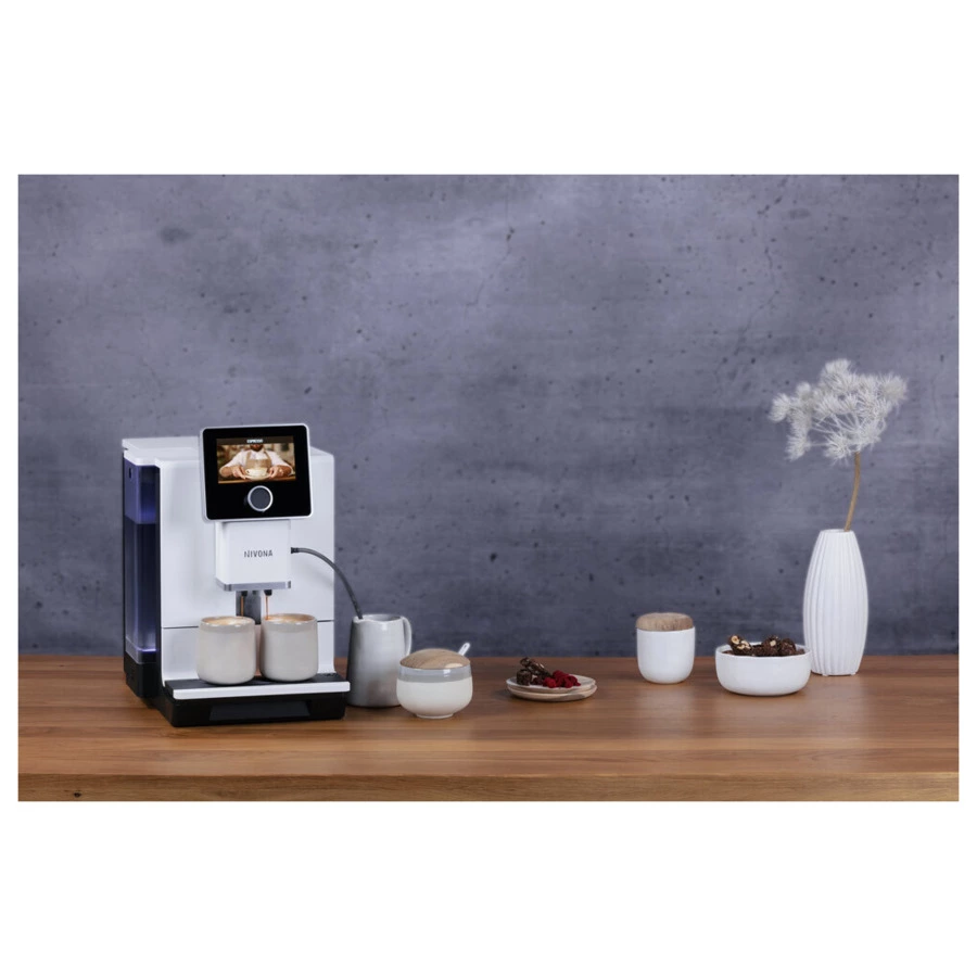 Кофемашина Nivona CafeRomatica NICR 965 48х39х59 см, серебристая, черная, п/к