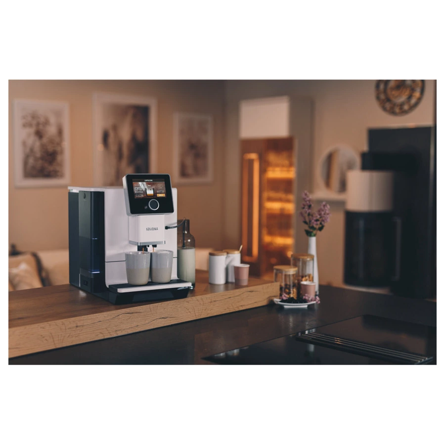 Кофемашина Nivona CafeRomatica NICR 965 48х39х59 см, серебристая, черная, п/к