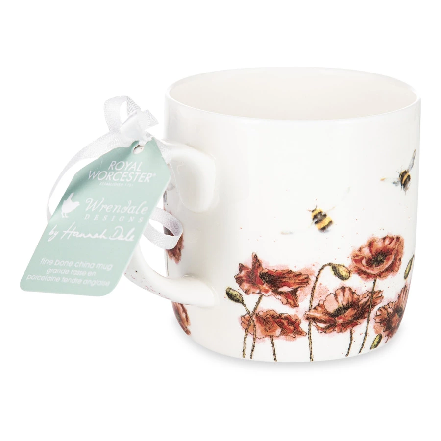 Кружка Royal Worcester Забавная фауна Пчелы 310 мл, фарфор костяной