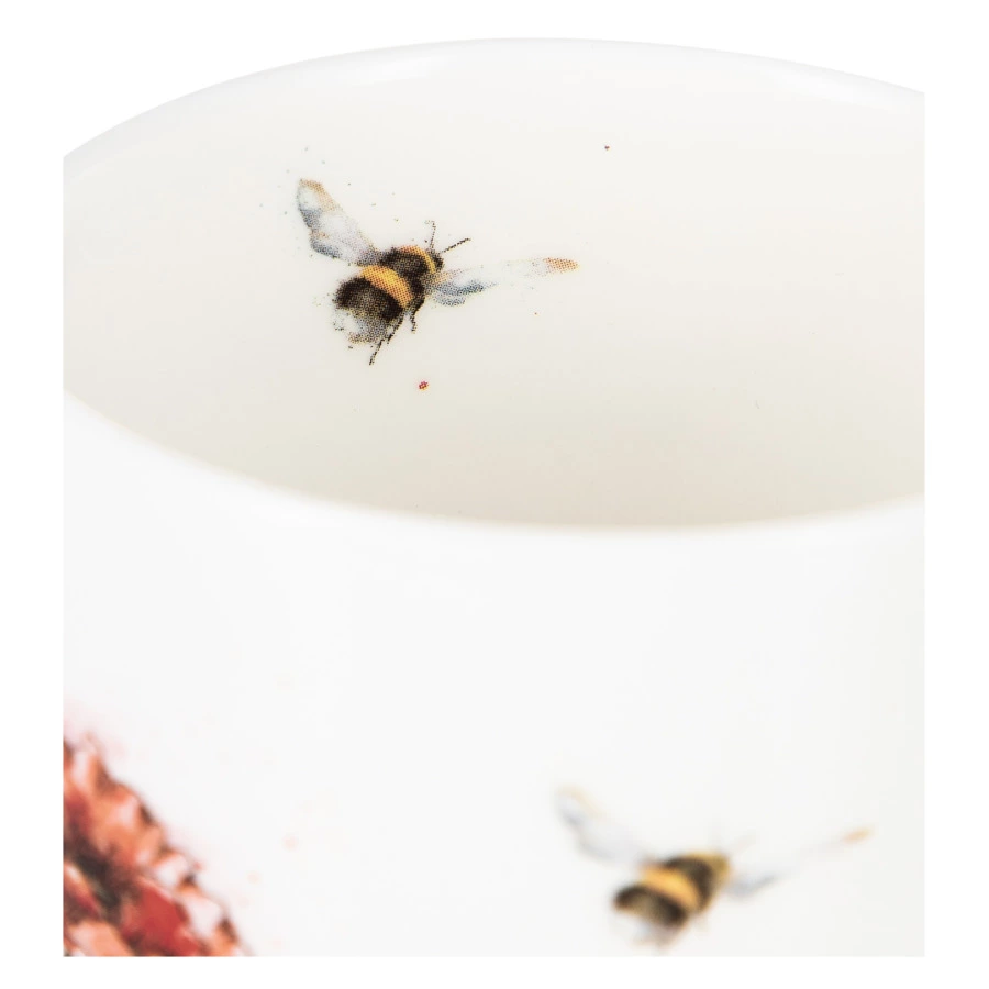 Кружка Royal Worcester Забавная фауна Пчелы 310 мл, фарфор костяной