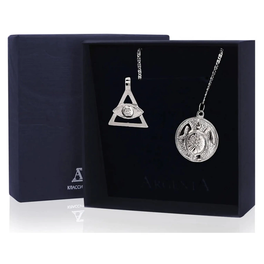 Ионизатор воды в футляре АргентА От Души Амулет долголетия 11,75 г, серебро 925