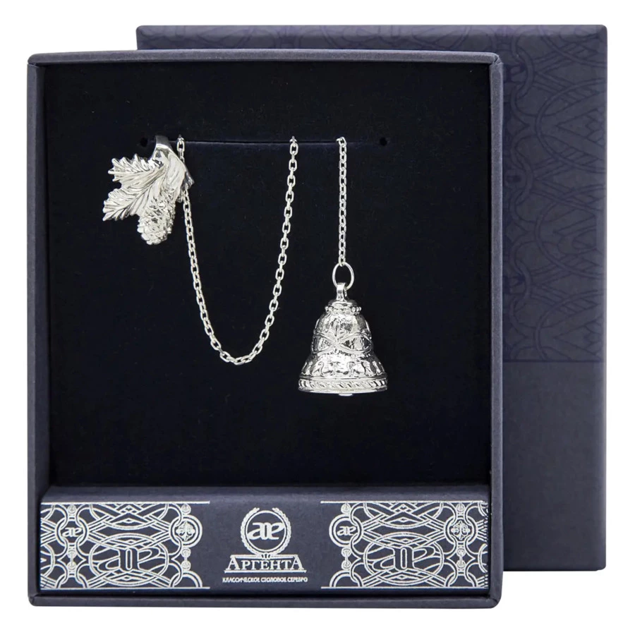 Ионизатор воды в футляре АргентА От Души Колокольчик 12,7 г, серебро 925