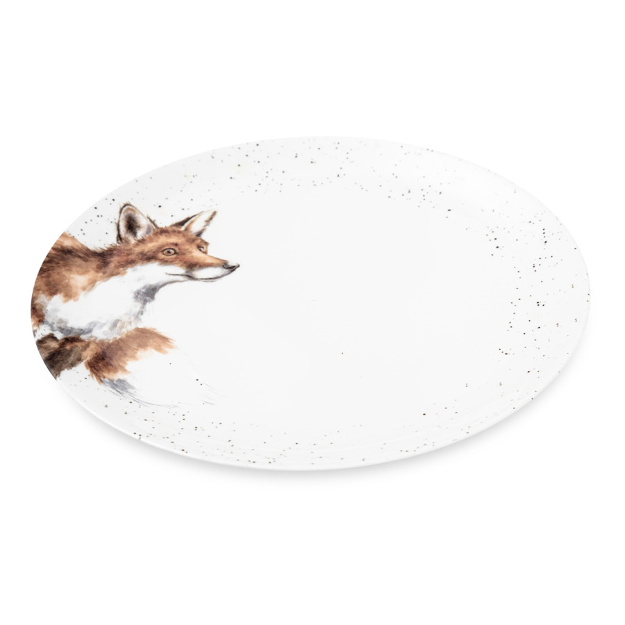 Тарелка обеденная Royal Worcester Забавная фауна Лиса 26,5 см
