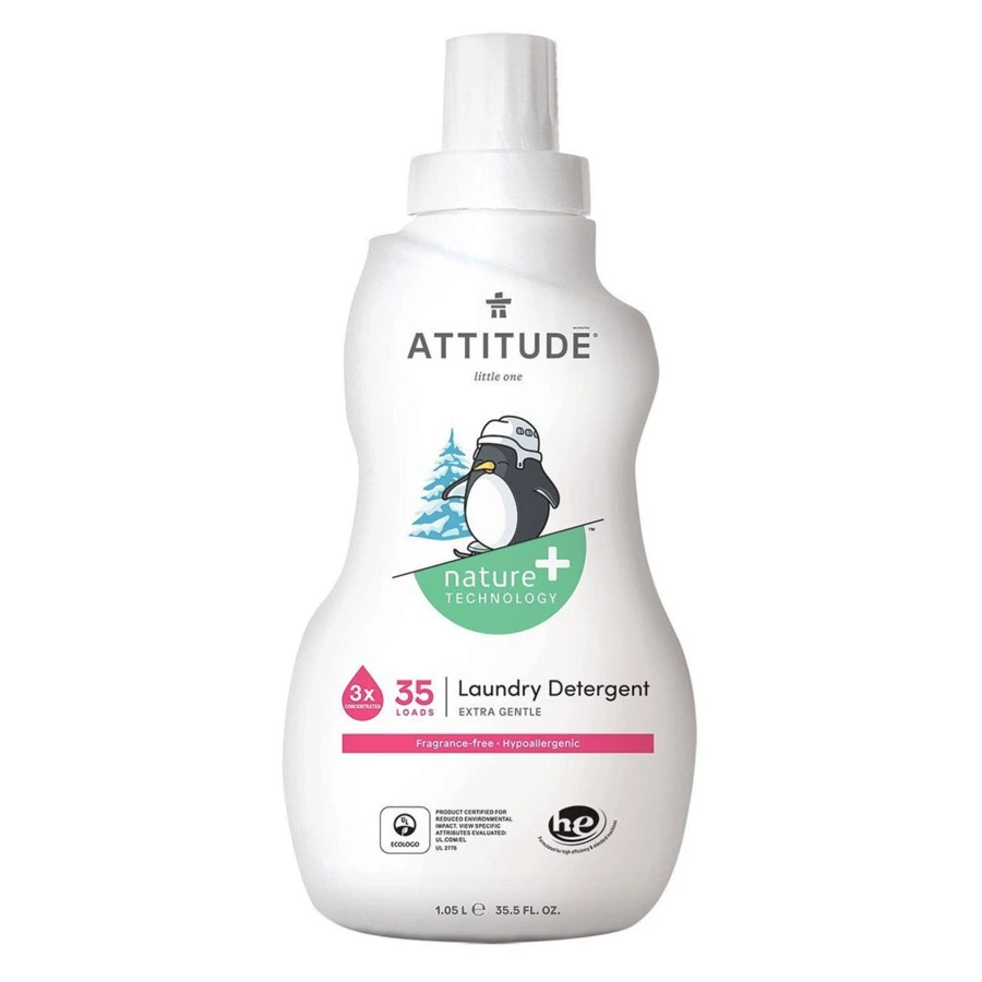 Средство для стирки жидкое гипоаллергенное Attitude 1050 мл