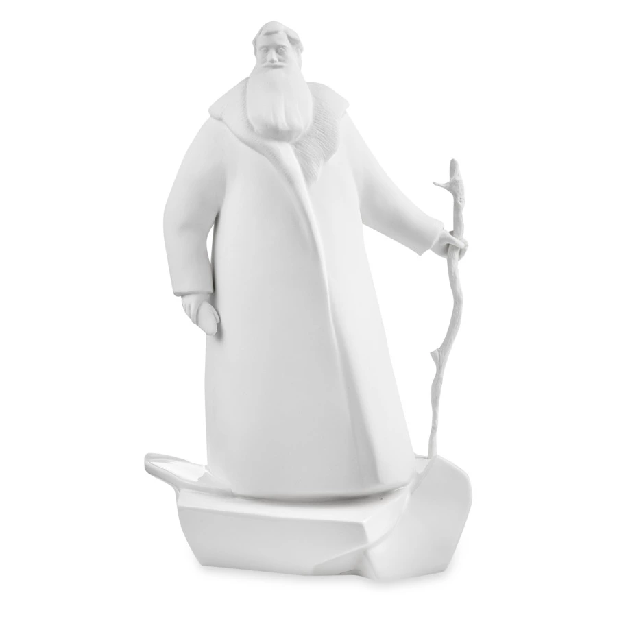 Скульптура Shirokov Дед Мороз 33x18 см, фарфор костяной, белая, п/к