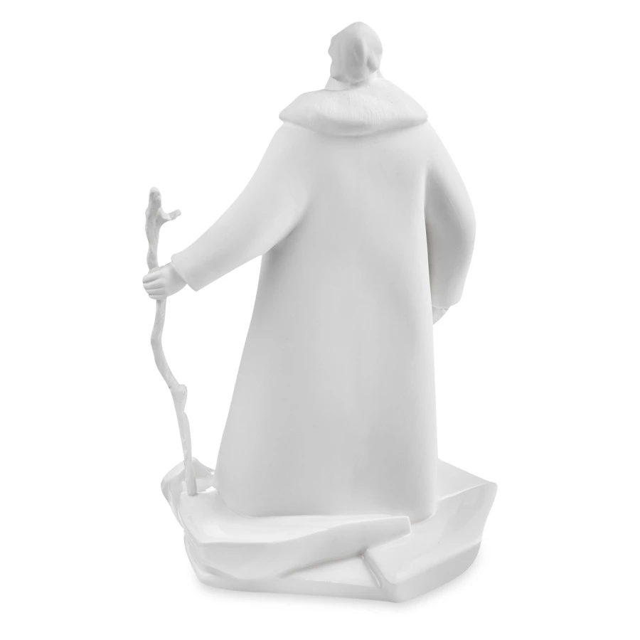 Скульптура Shirokov Дед Мороз 33x18 см, фарфор костяной, белая, п/к