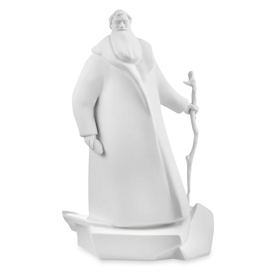 Скульптура Shirokov Дед Мороз 33x18 см, фарфор костяной, белая, п/к