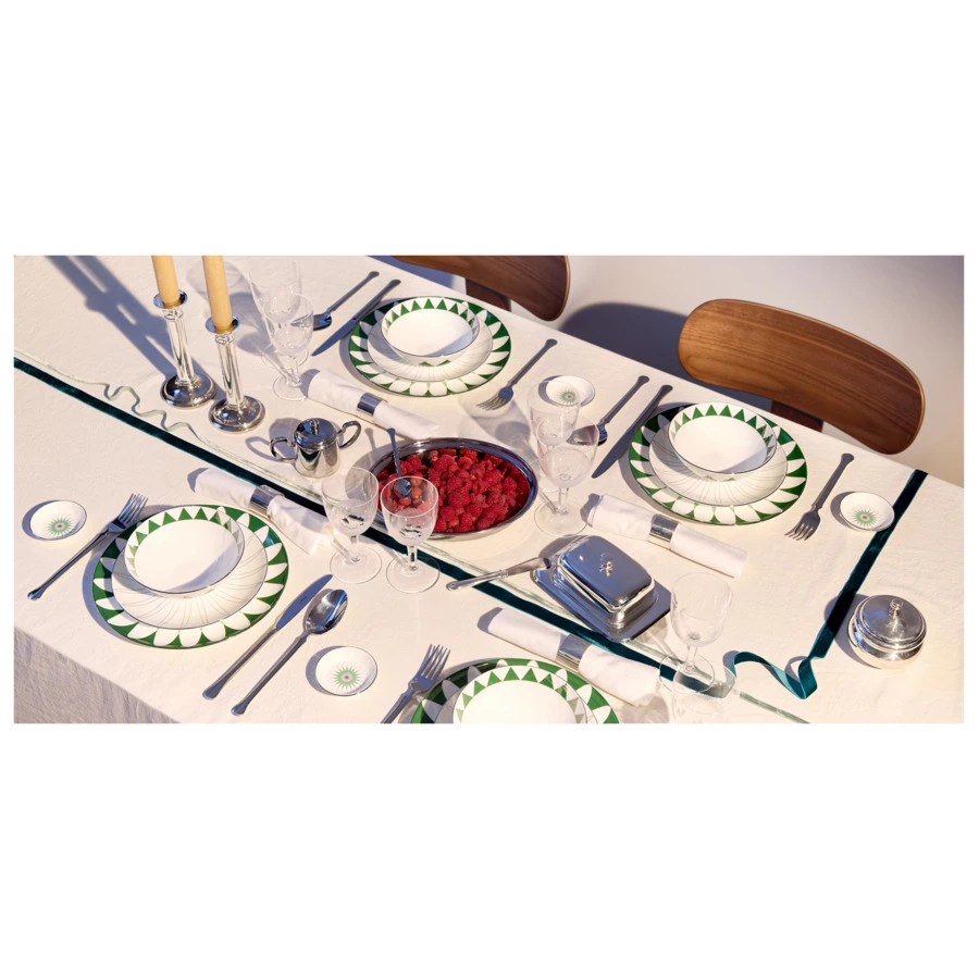 Розетка Shirokov Калейдоскоп 8 см, фарфор костяной