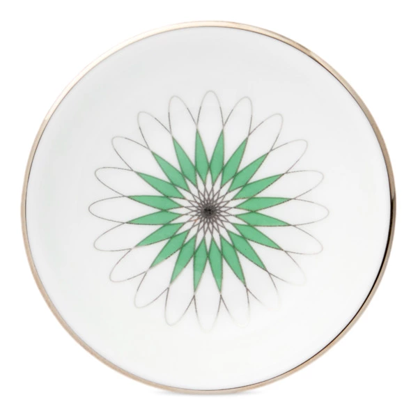 Розетка Shirokov Калейдоскоп 8 см, фарфор костяной