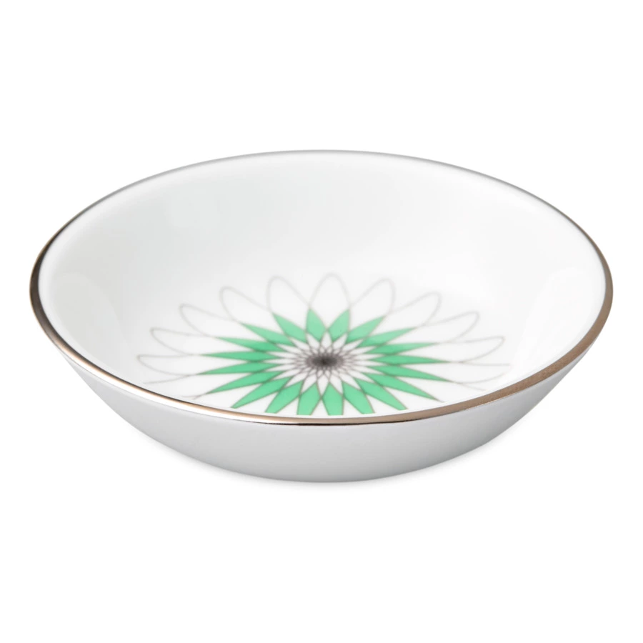 Розетка Shirokov Калейдоскоп 8 см, фарфор костяной