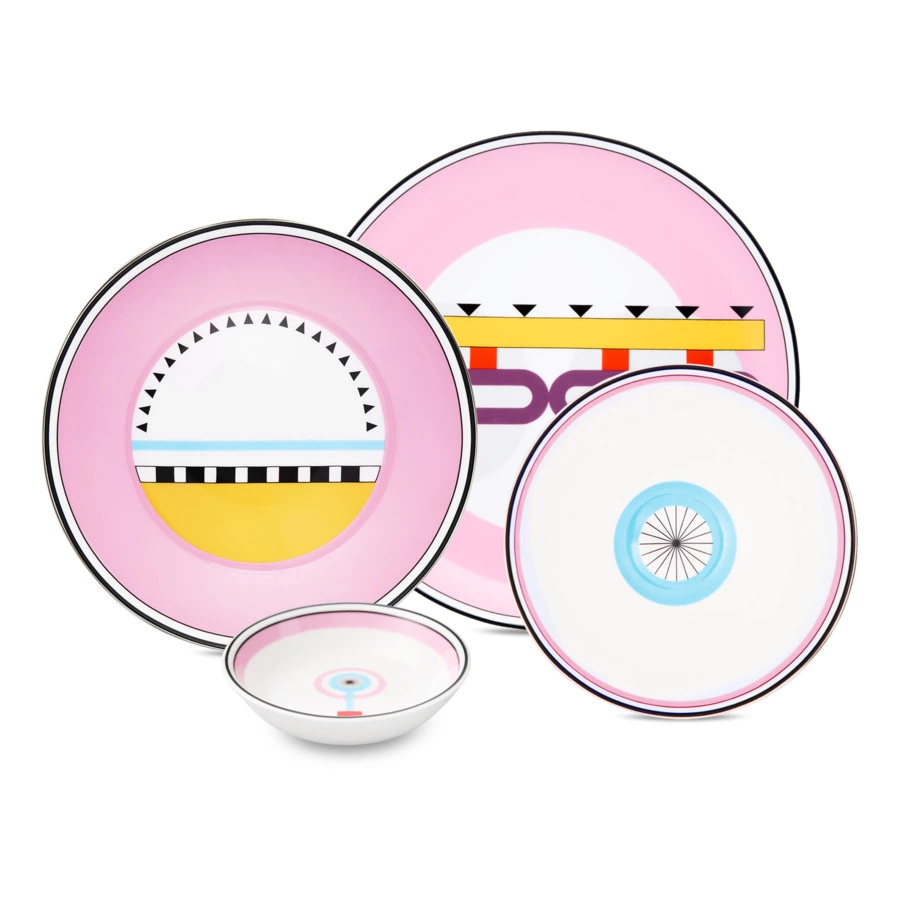 Сервиз столовый Shirokov Мемфис на 4 персоны, 16 предметов, фарфор костяной, п/к