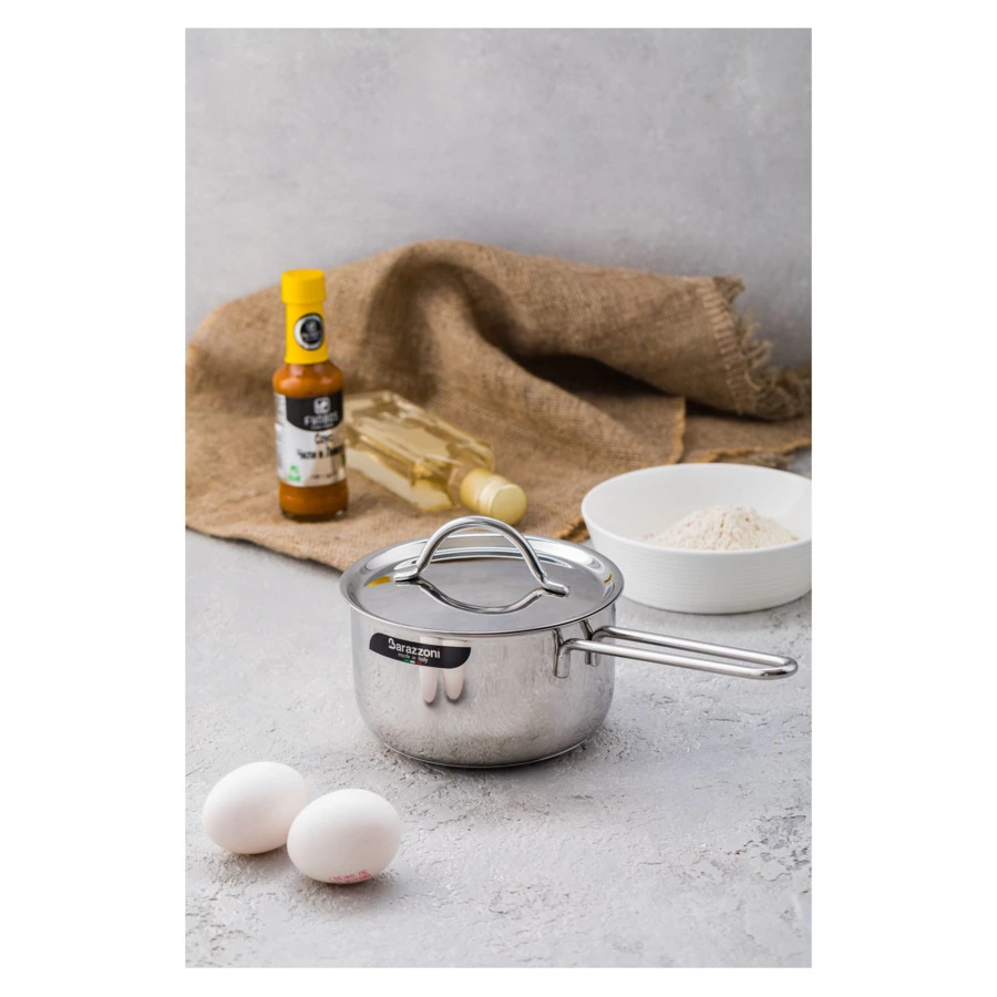 Набор кастрюль Barazzoni Cuocimania 6 предметов 3,3 л, 2,1 л, 3,8 л, 0,8 л, сталь нержавеющая