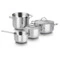 Набор кастрюль Barazzoni Cuocimania 6 предметов 3,3 л, 2,1 л, 3,8 л, 0,8 л, сталь нержавеющая