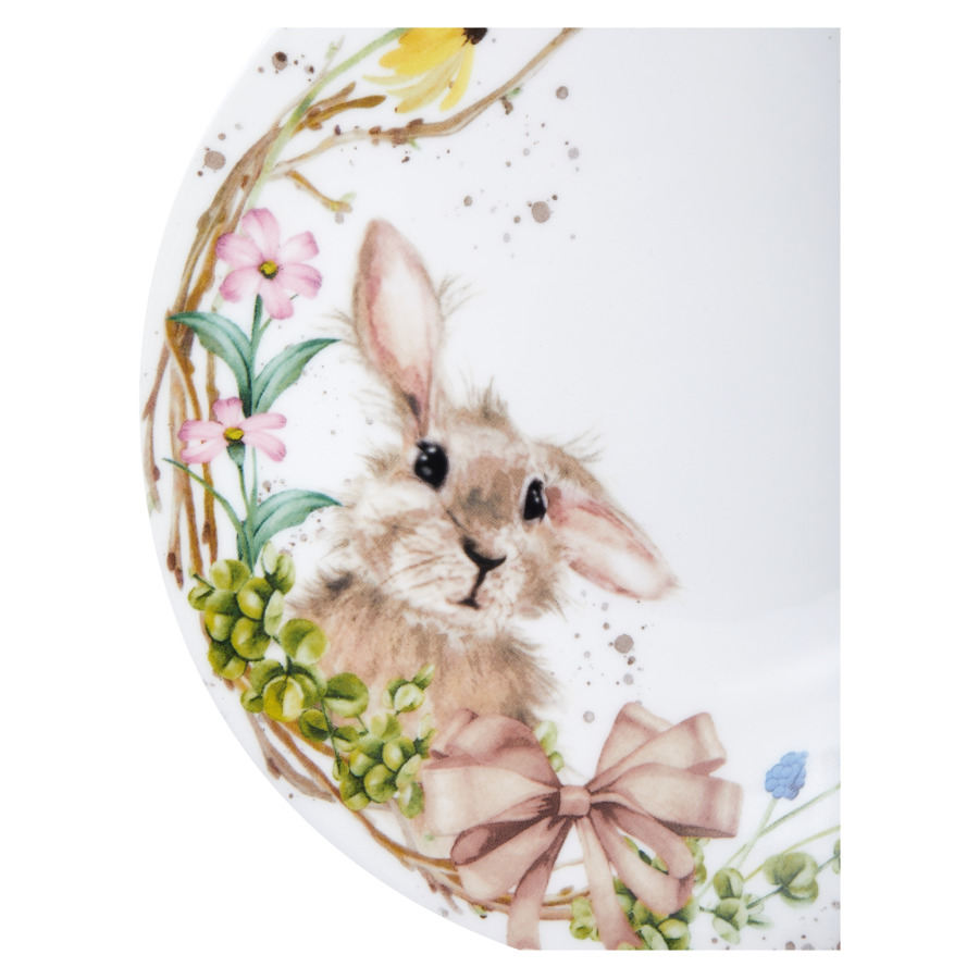 Тарелка закусочная Hutschenreuther Пасхальный Кролик 22 см, фарфор