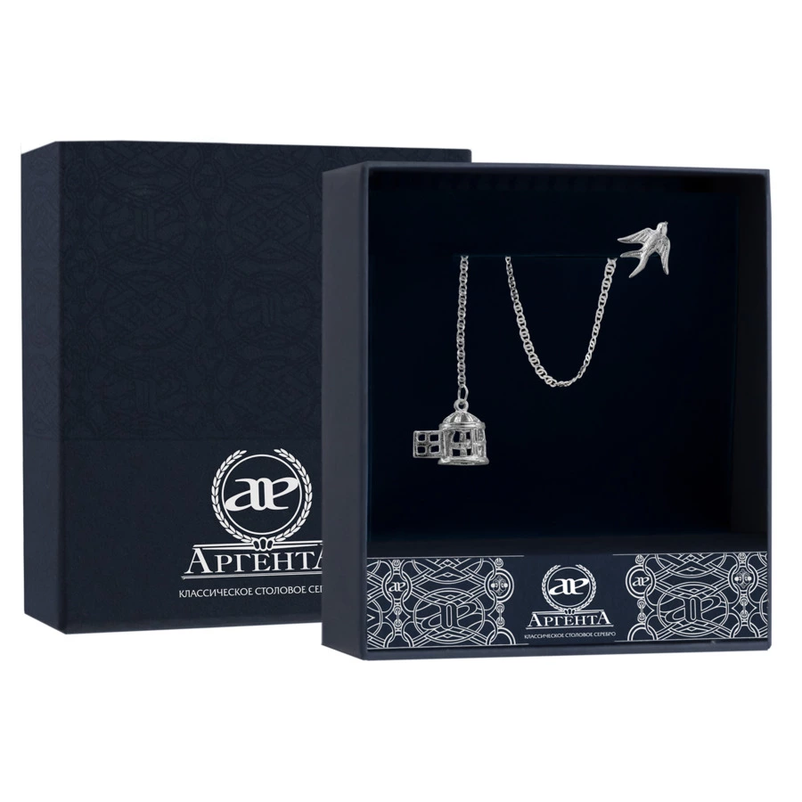 Ионизатор воды в футляре АргентА От Души Свобода 6,98 г, серебро 925