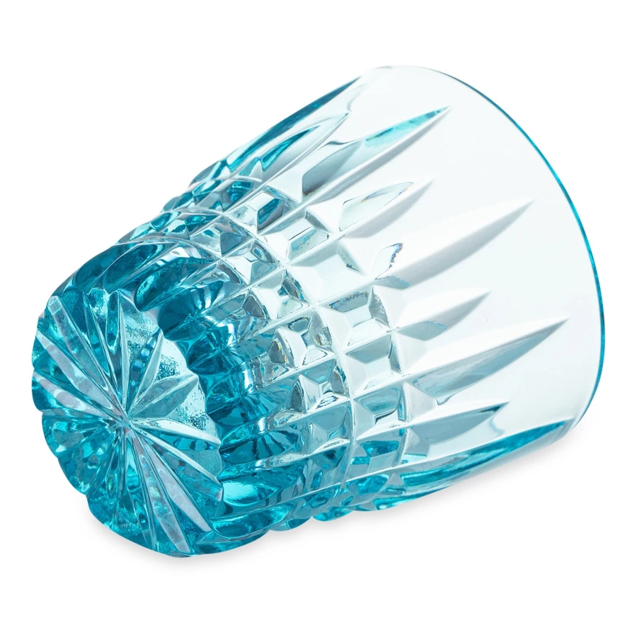 Рюмка для водки ГХЗ Медовый спас Ноготок 40 мл, хрусталь, бирюзовая